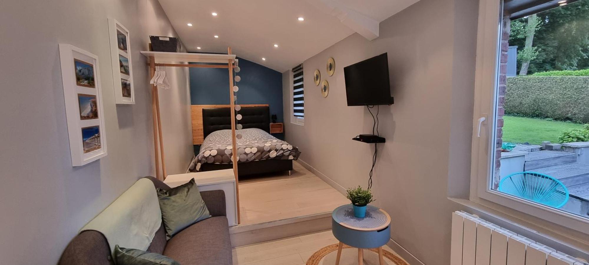 Studio Independant Avec Terrasse Vue Jardin Beauchamps  Pokoj fotografie